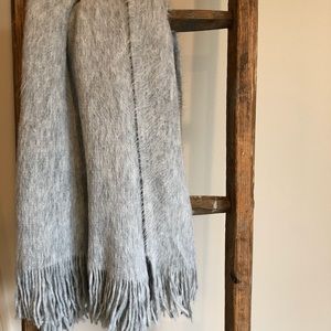 Free People Heavy Fringe Winter Scarf